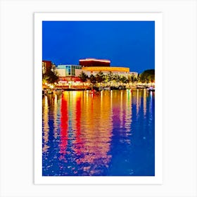 City At Night Art Print