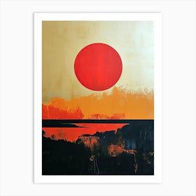 Sunset, Boho 1 Art Print