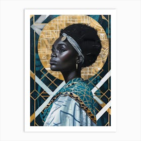 'Black Woman' 2 Art Print