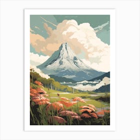 Mount Kinabalu Malaysia Hiking Trail Landscape Art Print