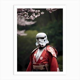 Stormtroopers Wearing Samurai Kimono (15) Art Print