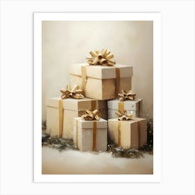 Christmas Presents 3 Art Print