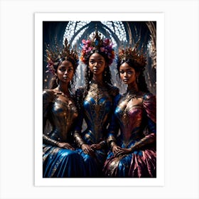 Three Queens Art Print