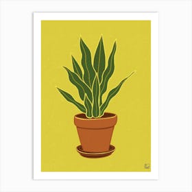 Long Leaved Plant Art Print
