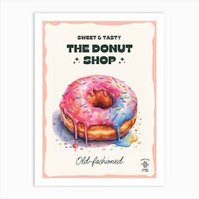 Old Fashioned Donut The Donut Shop 2 Art Print