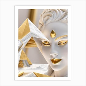 Fantasy Egyptian Goddess Art Print