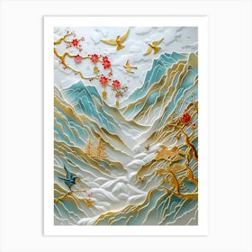 Chinese Landscape Painting Art Print