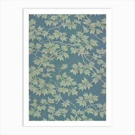 Japanese Maple tree Vintage Botanical Art Print