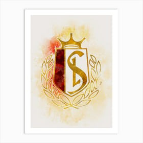 Royal Standard De Lifge 2 Art Print