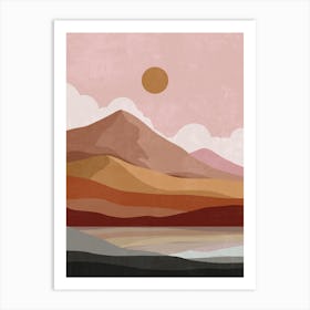 Abstract Landscape Painting 7 Art Print