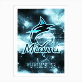 Miami Marlins 1 Art Print