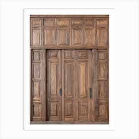 Door Photo realistic illustration, 1320 Art Print