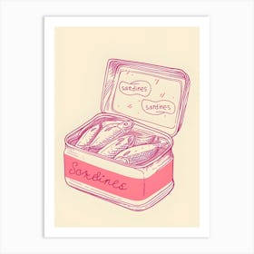 Sardines In A Tin Art Print