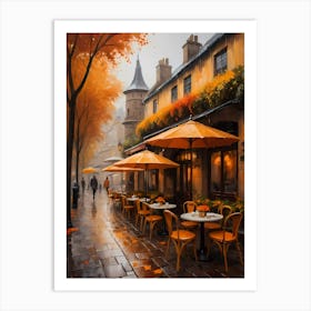 Paris Cafe Art Print