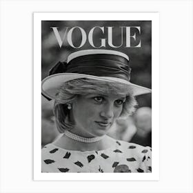 Princess Diana Vogue Art Print