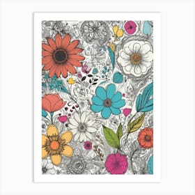 Floral Bouquet 2 Art Print