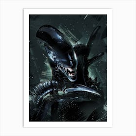 Alien Xenomorph IV Art Print