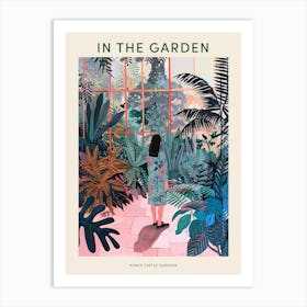 In The Garden Poster Powis Castle Gardens United Kingdom Art Print