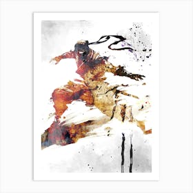 Poster Ninja Animal Illustration Art 01 Art Print