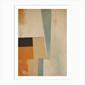 Faded Mid-Century Retro 1 Art Print