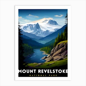 Mount Revelstoke National Park Print Canadian Wilderness Poster Revelstoke Art Forest Landscape Decor British Columbia Wall Art Nature Art Print