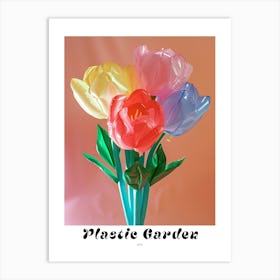 Dreamy Inflatable Flowers Poster Rose 1 Art Print