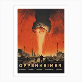 New Oppenheimer Movie Art Print