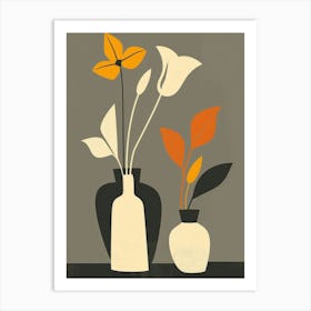 Flowers In Vases 13 Art Print