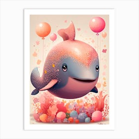 Little Whale Art Print