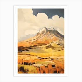 Mount Kilimanjaro 1 Mountain Painting Art Print