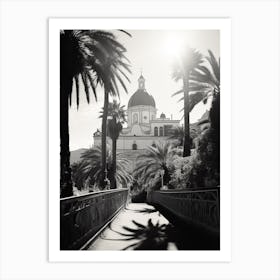 Sorrento, Italy, Black And White Photography 1 Art Print