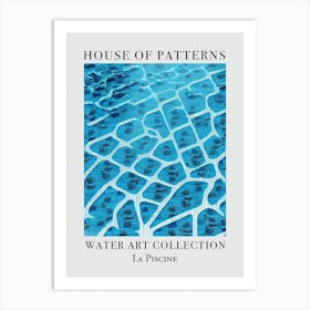 House Of Patterns La Piscine Water 21 Art Print