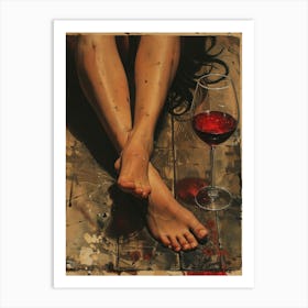 Glass Of Wine 7 Art Print