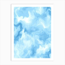 Blue Water Art Print