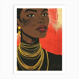 African Woman 76 Art Print