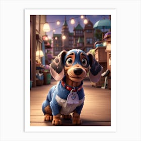 The Disney Dog Art Print