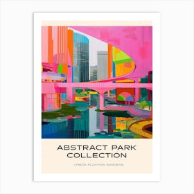 Abstract Park Collection Poster Umeda Sky Building Floating Gardens Osaka Art Print