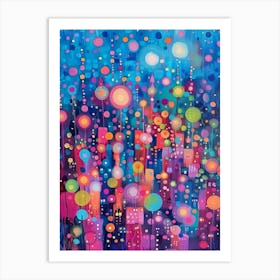 City Lights Art Print