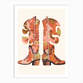 Cowboy Boots 2 Art Print