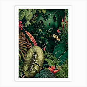 Jungle Patterns 8 Botanicals Art Print