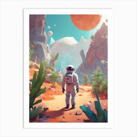 Space Traveler Art Print