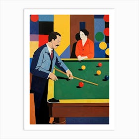 Billiards Art Print