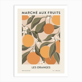 Fruit Market - Oranges Art Print