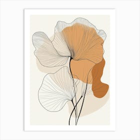 Ginkgo Leaves 12 Art Print