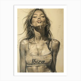 Ibiza Art Print