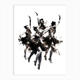 Dance Troop - Ballet Dancers Art Print