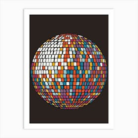 Disco Ball 52 Art Print