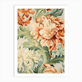 Floral Wallpaper 95 Art Print