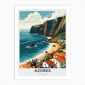 Azores Portugal Travel Art Print