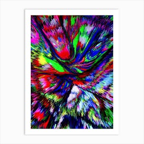 Acrylic Extruded Painting 207 Art Print